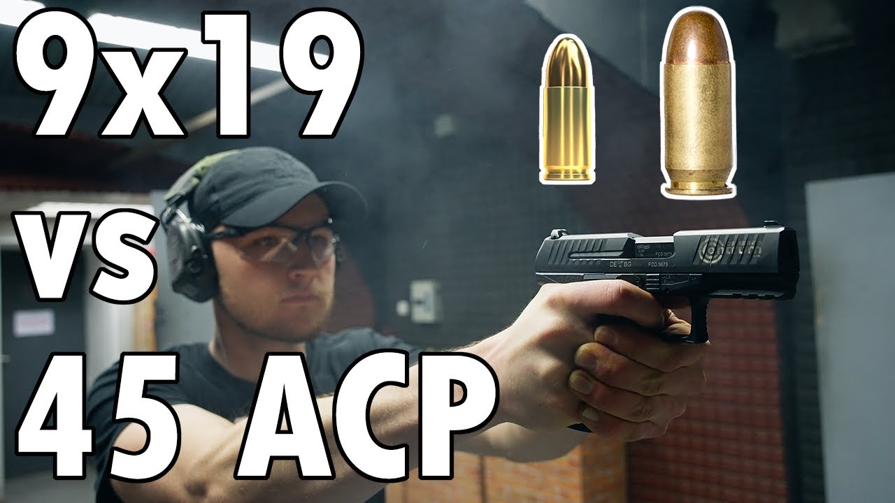 Ráže pistolí 9mm vs .45 ACP - Střelecké a technické porovnání zbraní