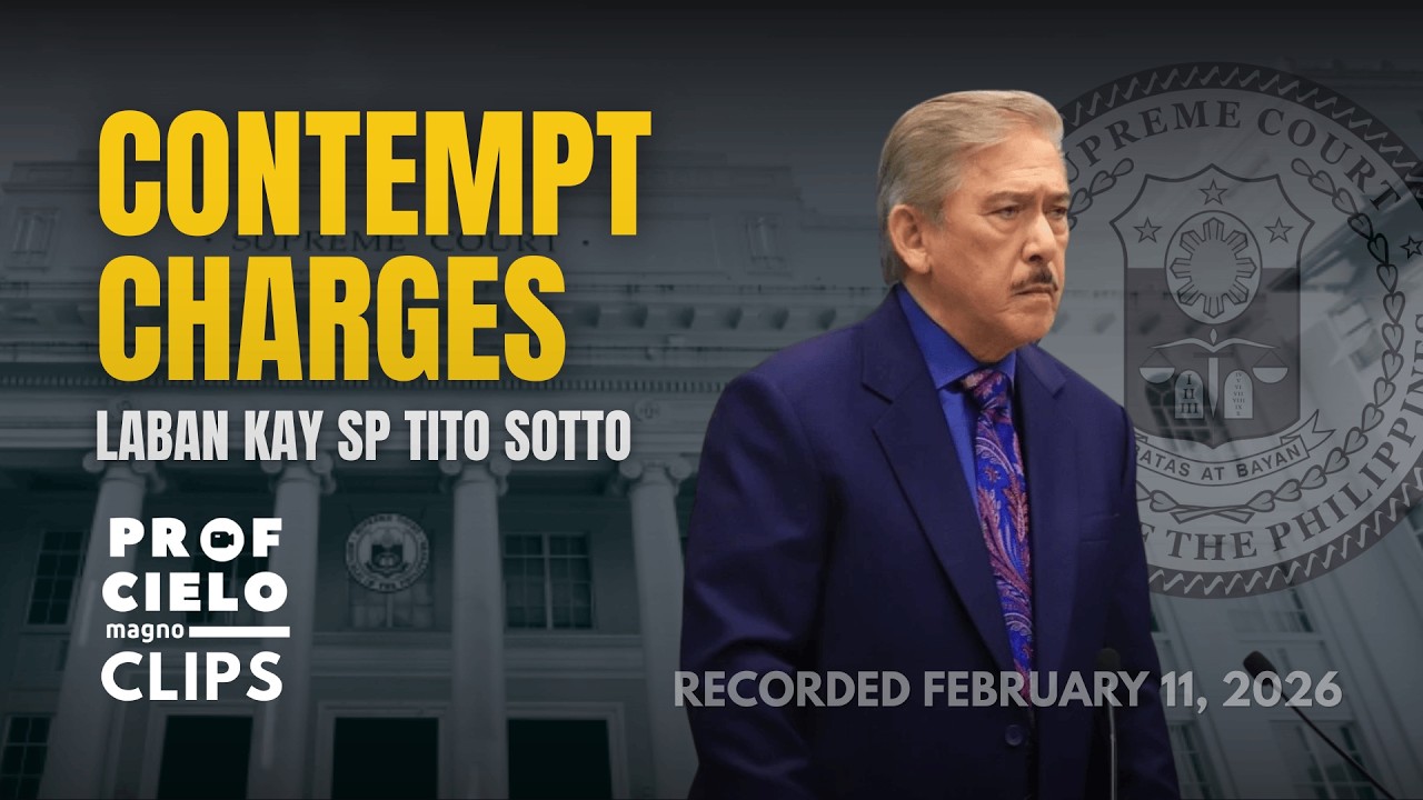 Contempt Charges Laban Kay Tito Sotto