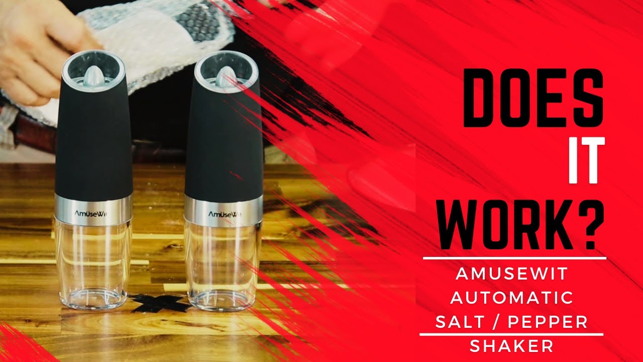 I TESTED THE AmUseWit ELECTRIC SALT/ PEPPER GRINDER | REVIEW