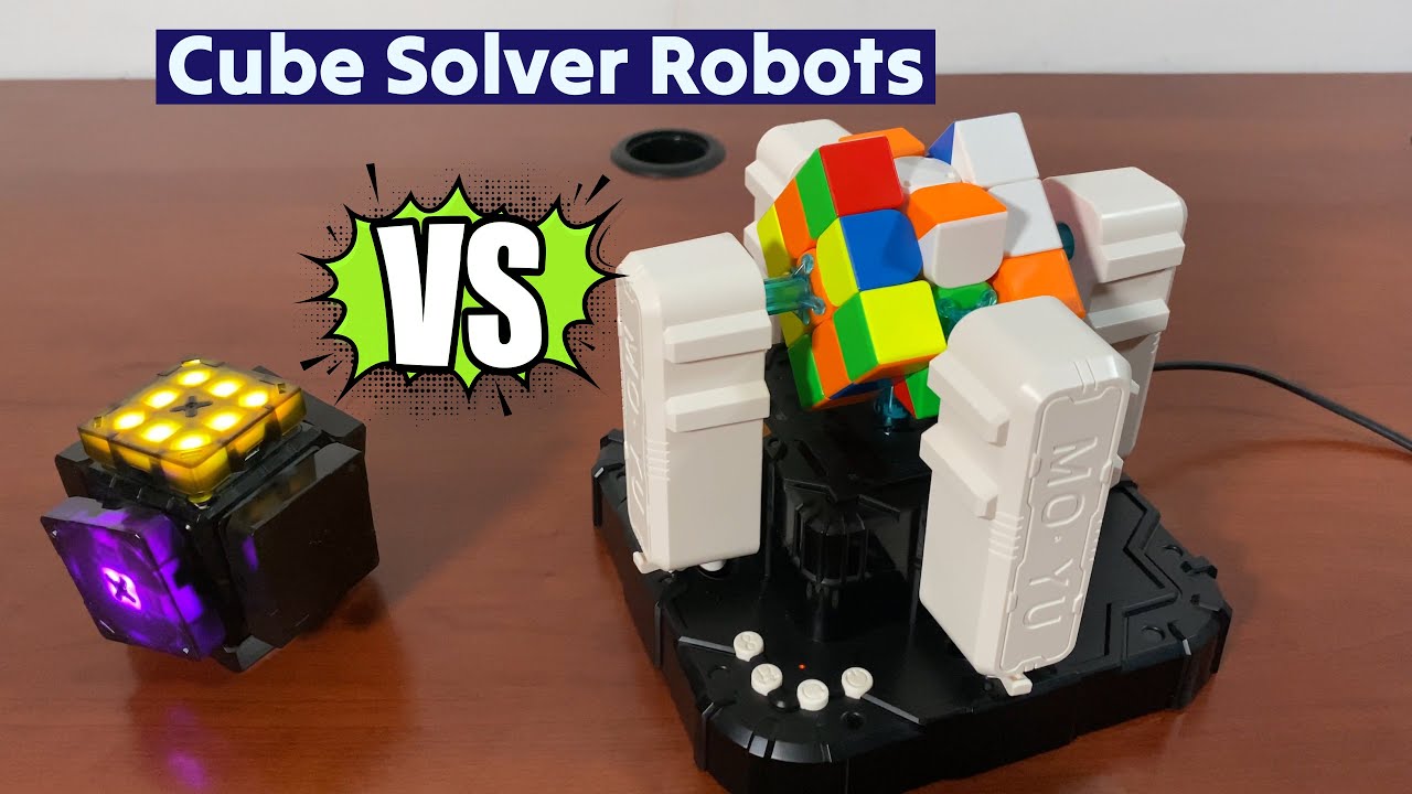 exMars vs. Moyu Cube Solver Robots Compared ⭐ Gadgetify