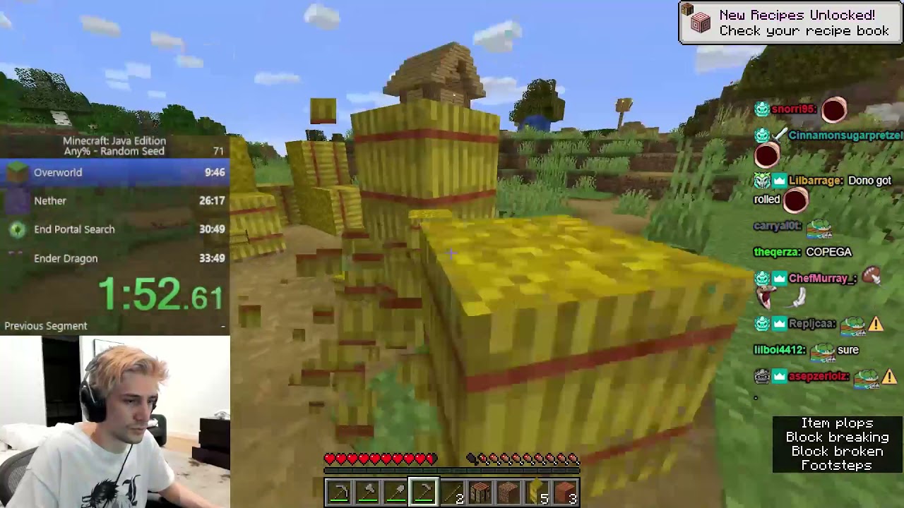 XQC SPEED RUNS MINECRAFT!