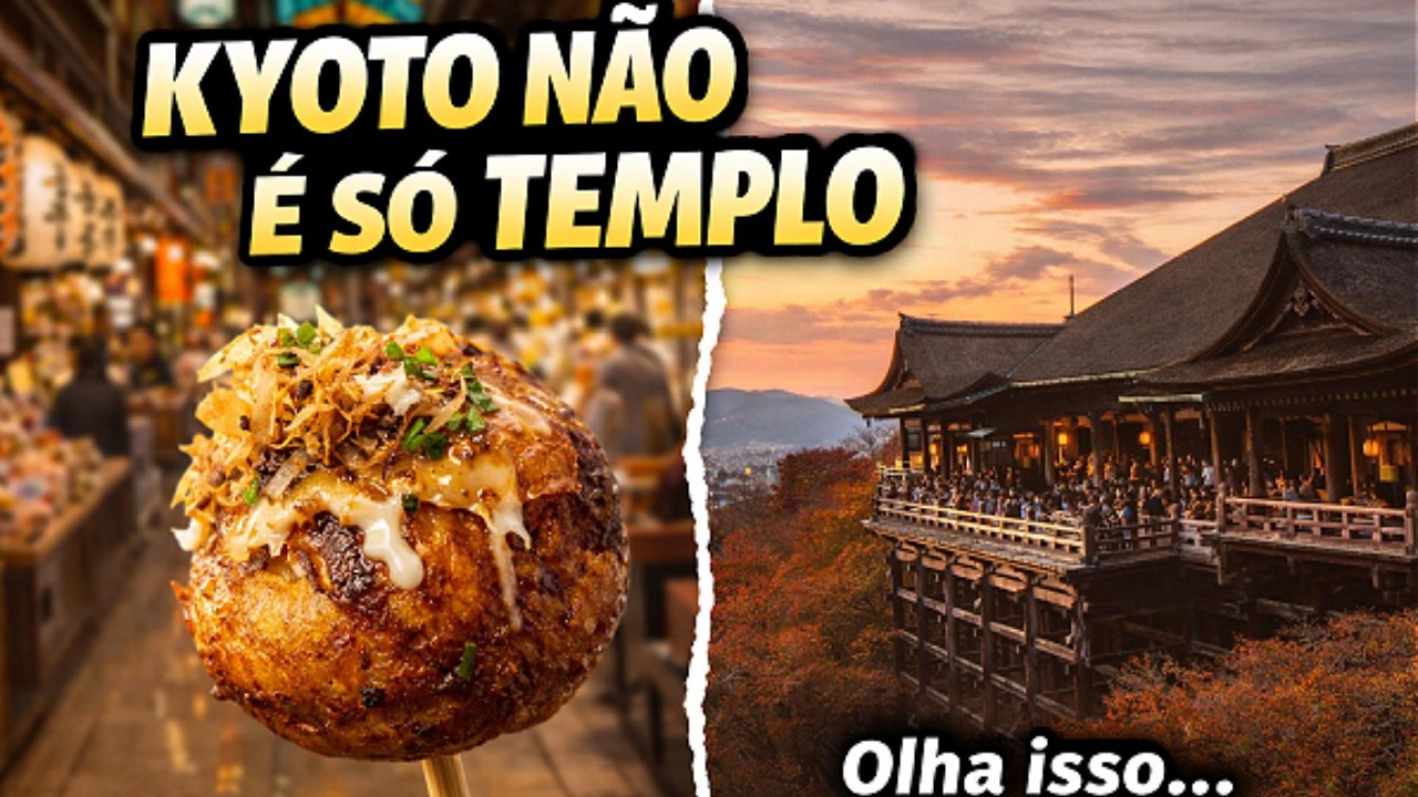 Comidas Exóticas e um Templo Surreal em Kyoto!