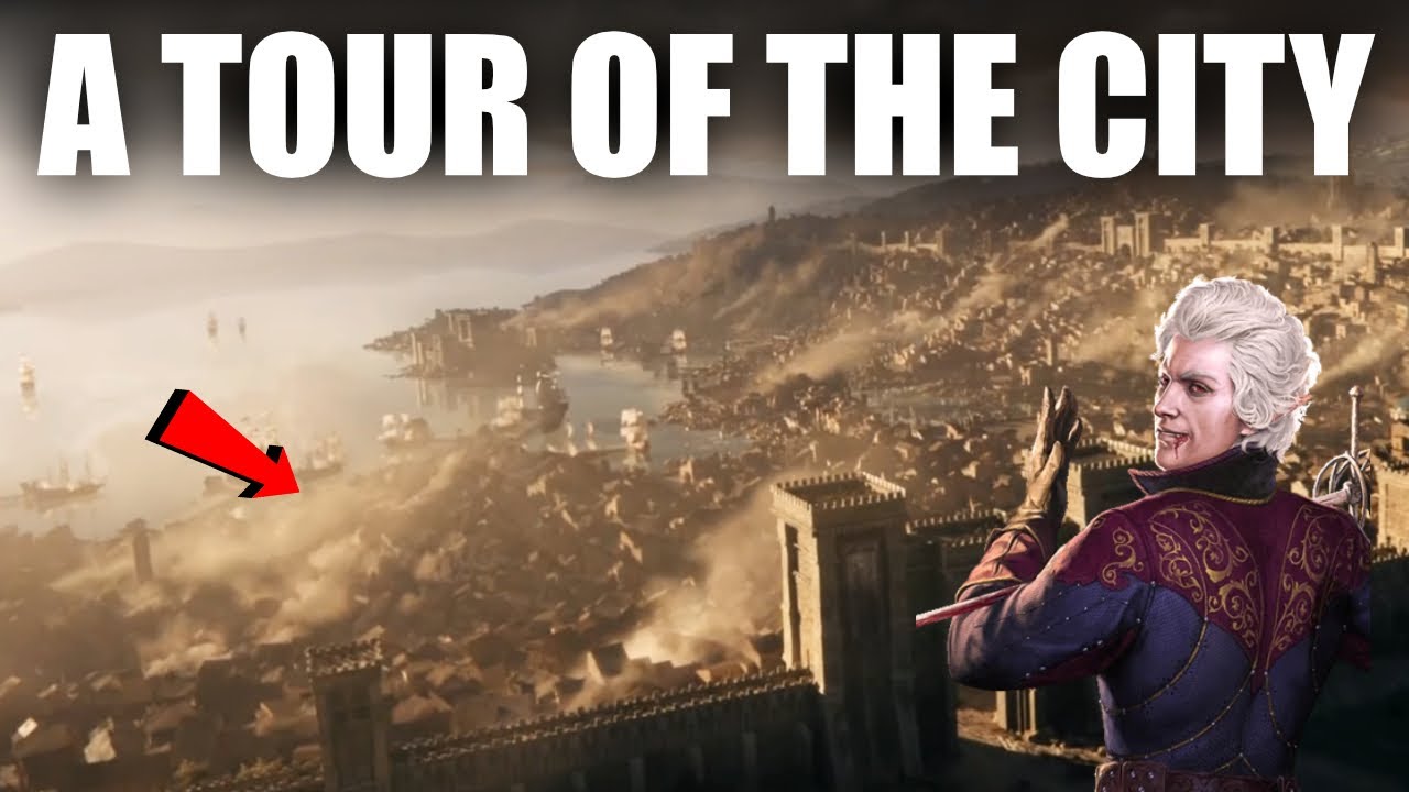 Baldurs Gate 3 - A Tour of the City 😈