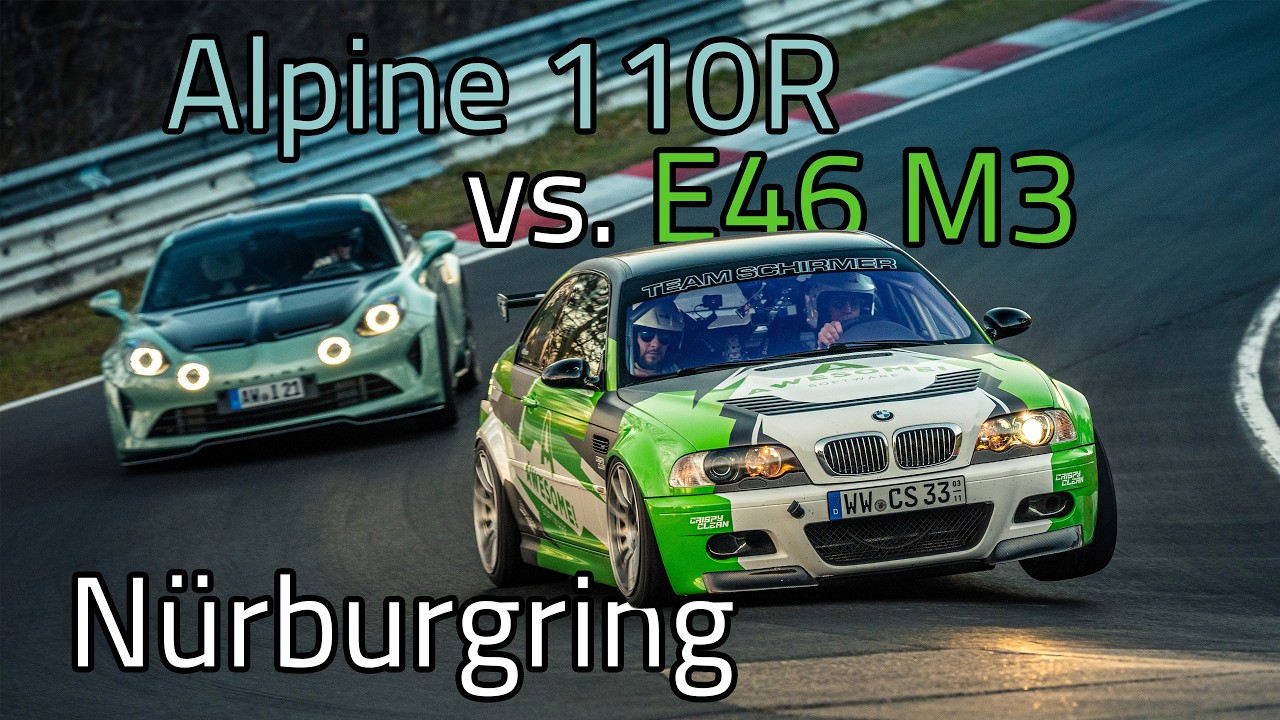 N&uuml;rburgring: Have to squeeze EVERYTHING out of my BMW E46 to keep up with that Alpine A110 R 💀