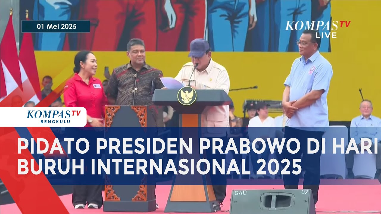 [FULL] Berapi-api! Pidato Presiden Prabowo di Hari Buruh Internasional 2025