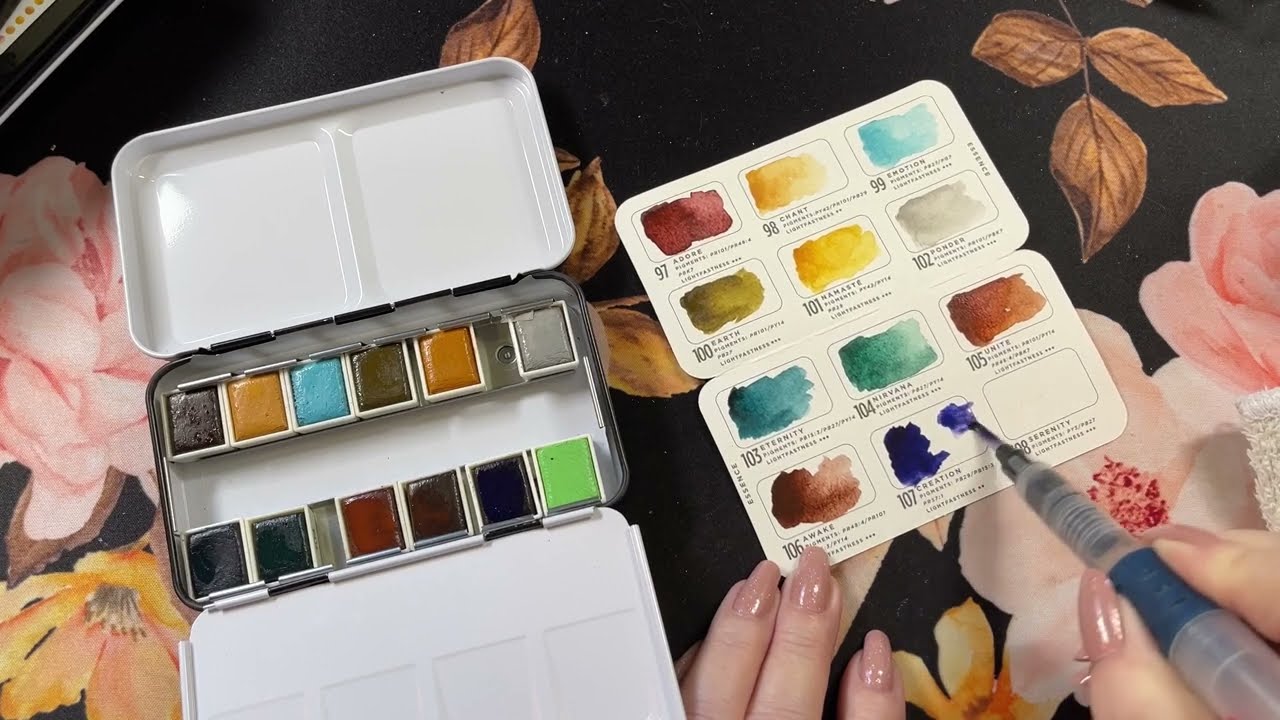 Playing with Essence watercolors from Prima