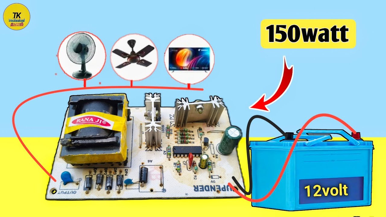 inverter circuit board Review | mini inverter circuit board 150Watt