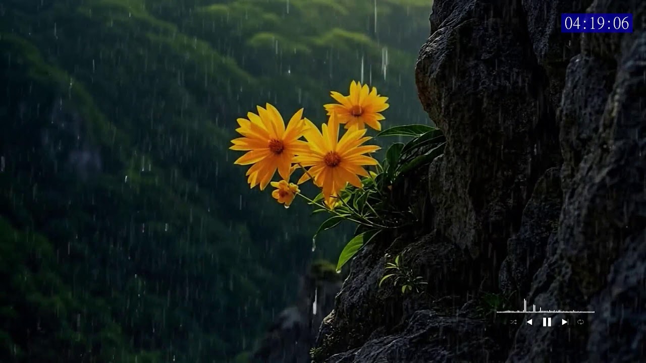 Deep Sleep Rain Loop with Relaxing Thunder