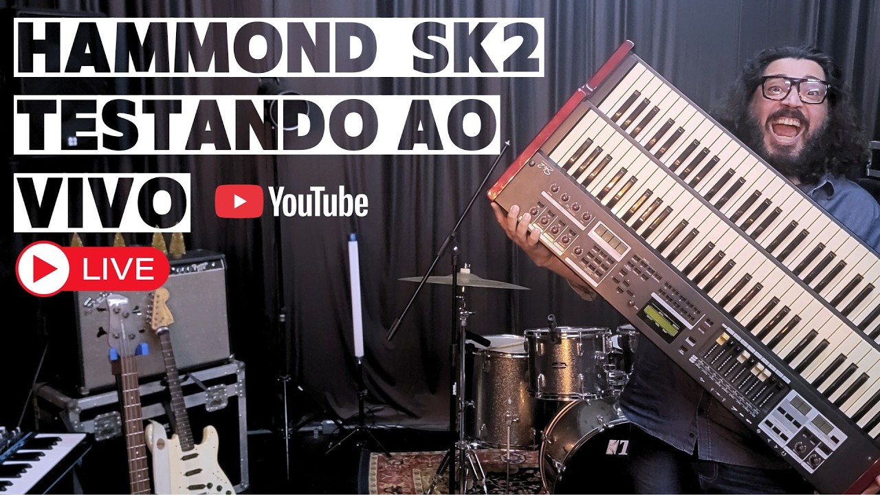 🔴 LIVE –  🎹  ELE AINDA HUMILHA OS MODERNOS? 😳 | Hammond SK2 AO VIVO – O TESTE QUE VOCÊ PRECISA VER!