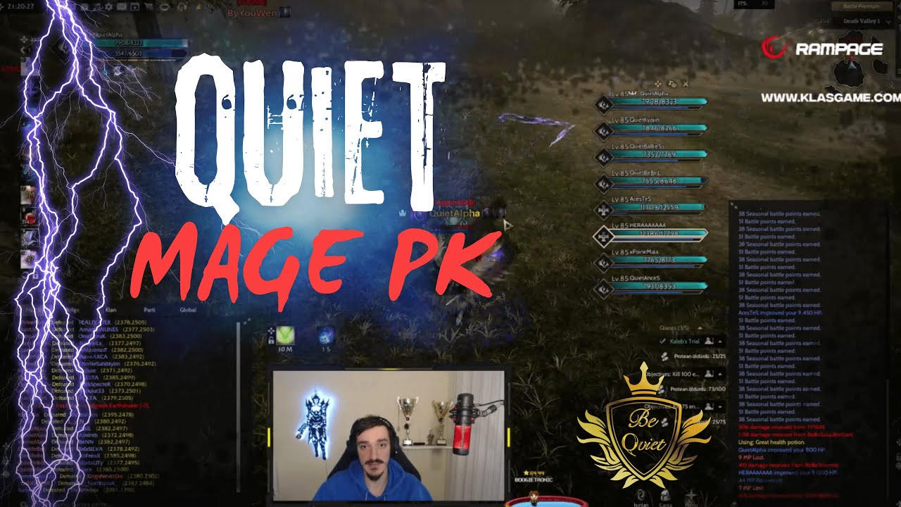 Quiet Mage Team Pk Movie Galia ! | GM KİLL ! | THUNDER BOSS | #riseonlinepk #riseonline