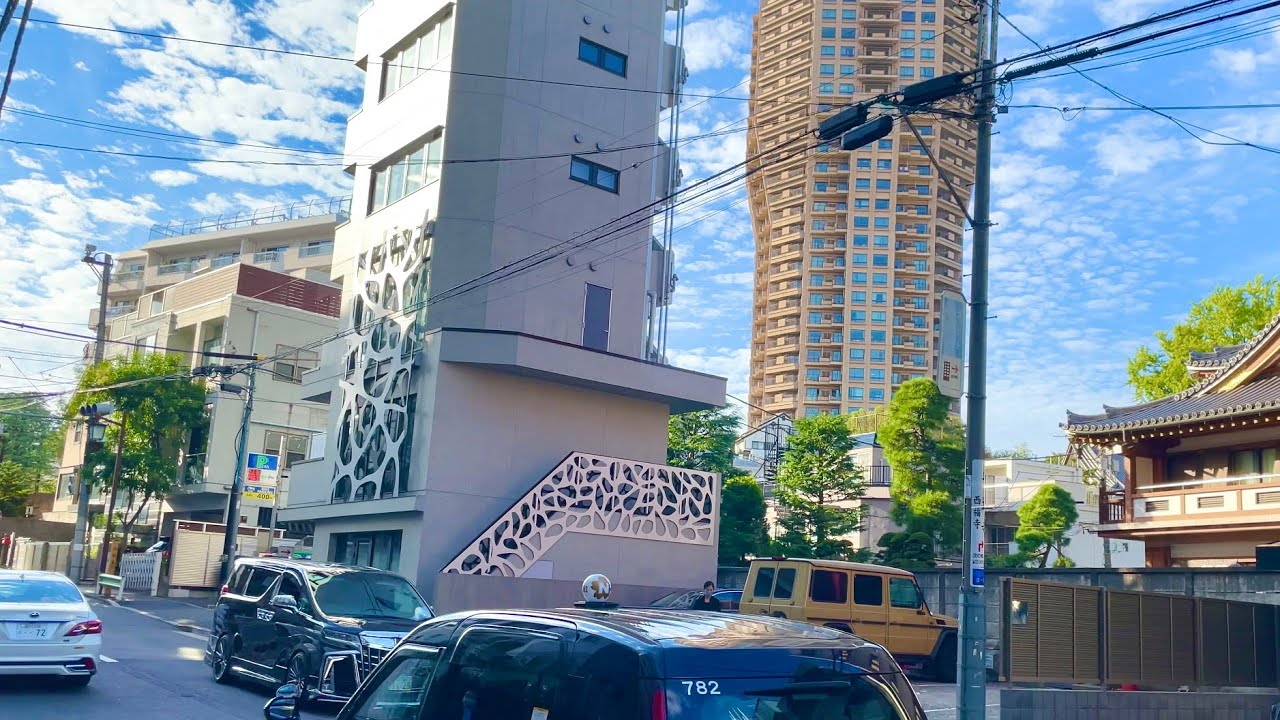 【4K】Azabu of Minato-ku walking / The most rich housing area in Tokyo Japan