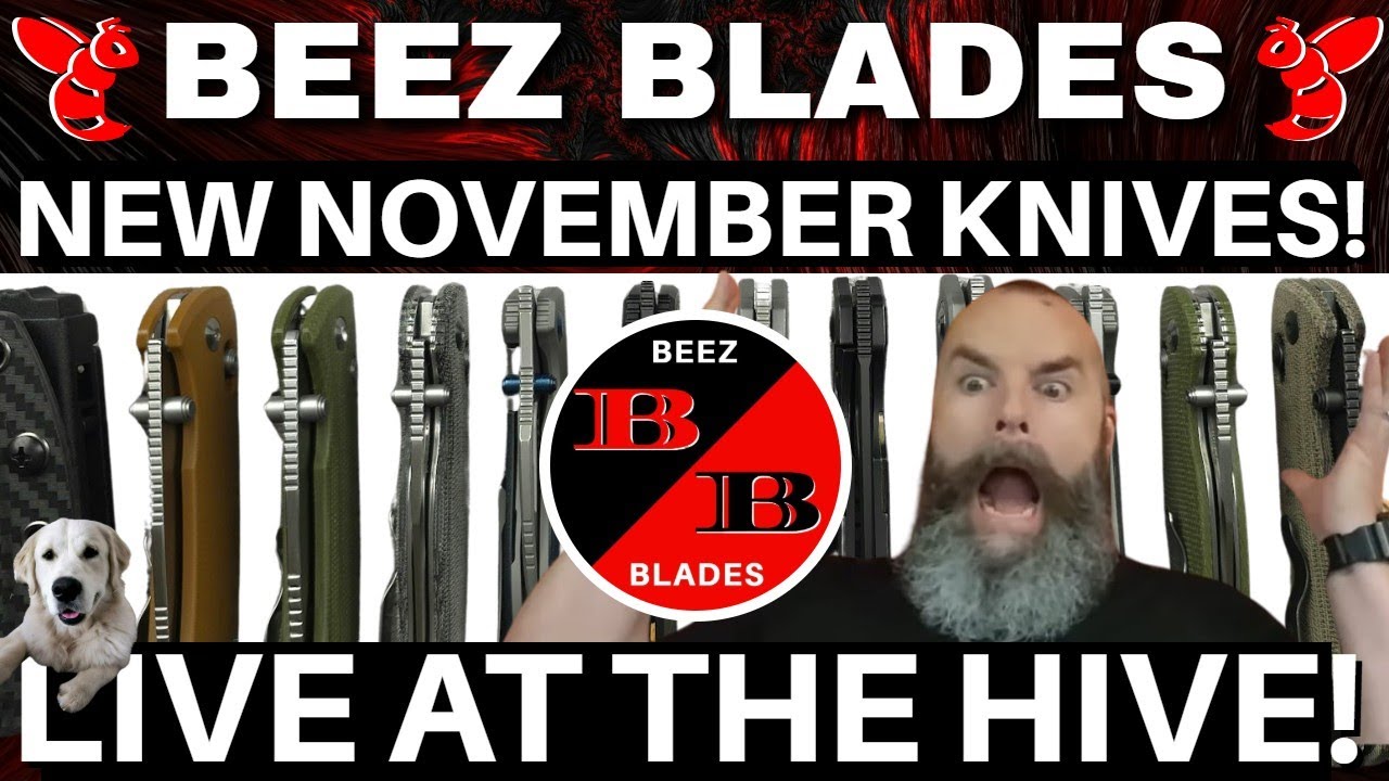 NOVEMBER KNIVES 2025! They Are Dropping Every Day!! Beez Blades - Live At The Hive