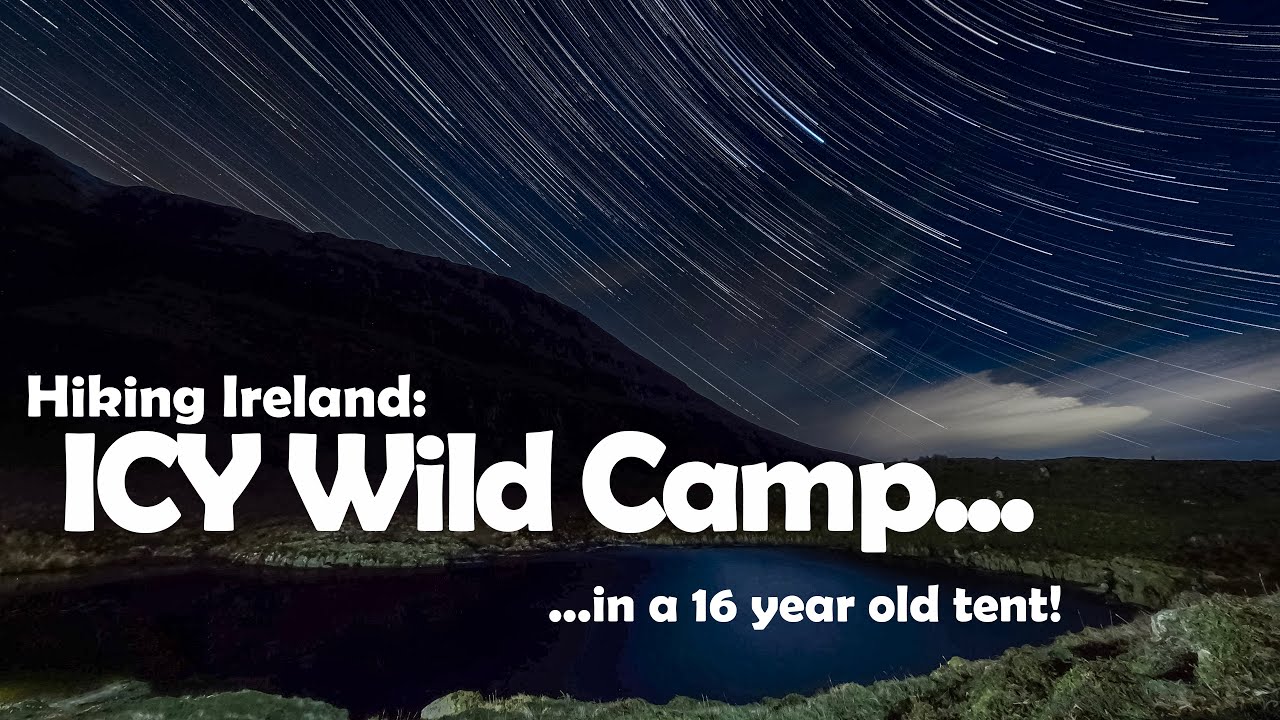 Winter Wild Camp in an ancient Vango Banshee 200. #wildcamping #vango #vangobanshee200