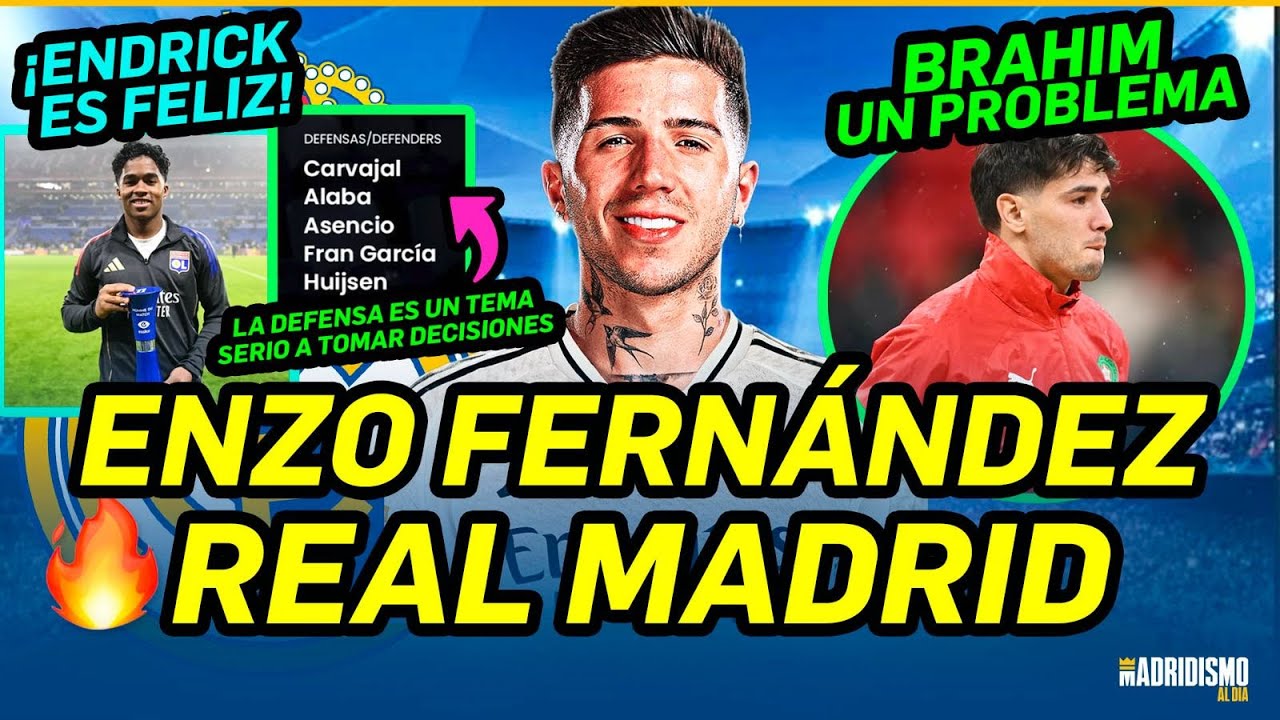 🟣⚪🔥ENZO FERNANDEZ Y EL REAL MADRID, ¡INFORMACIÓN y ÚLTIMA HORA!