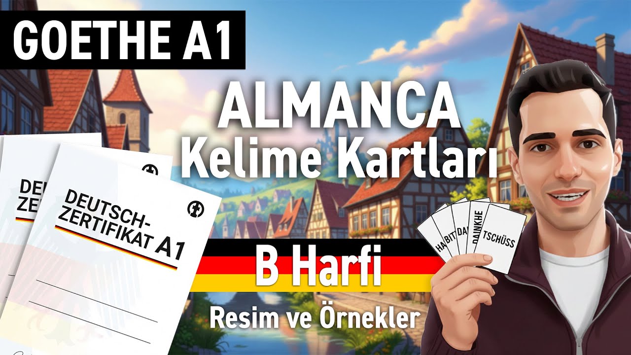 Goethe A1 Almanca Kelime Listesi - B Harfi | Wortschatz ile Öğren!