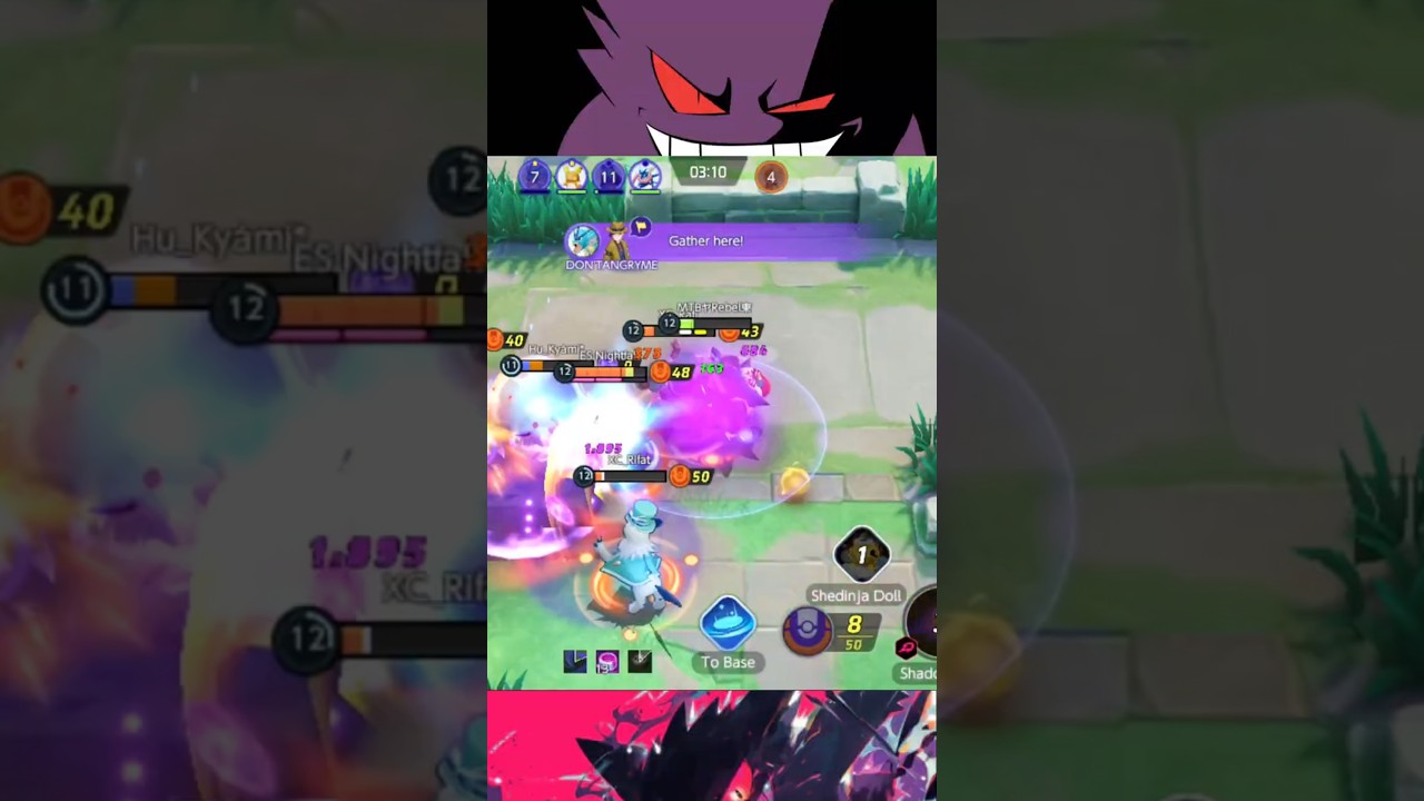 Gengar Satisfying Ult🔥 Pokemon unite 