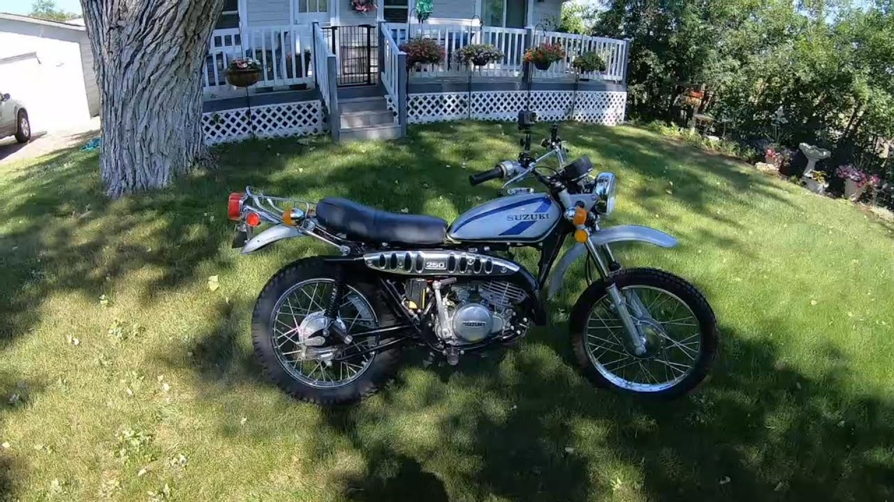 Ride with me in Big Sky Country on a Suzuki TS250