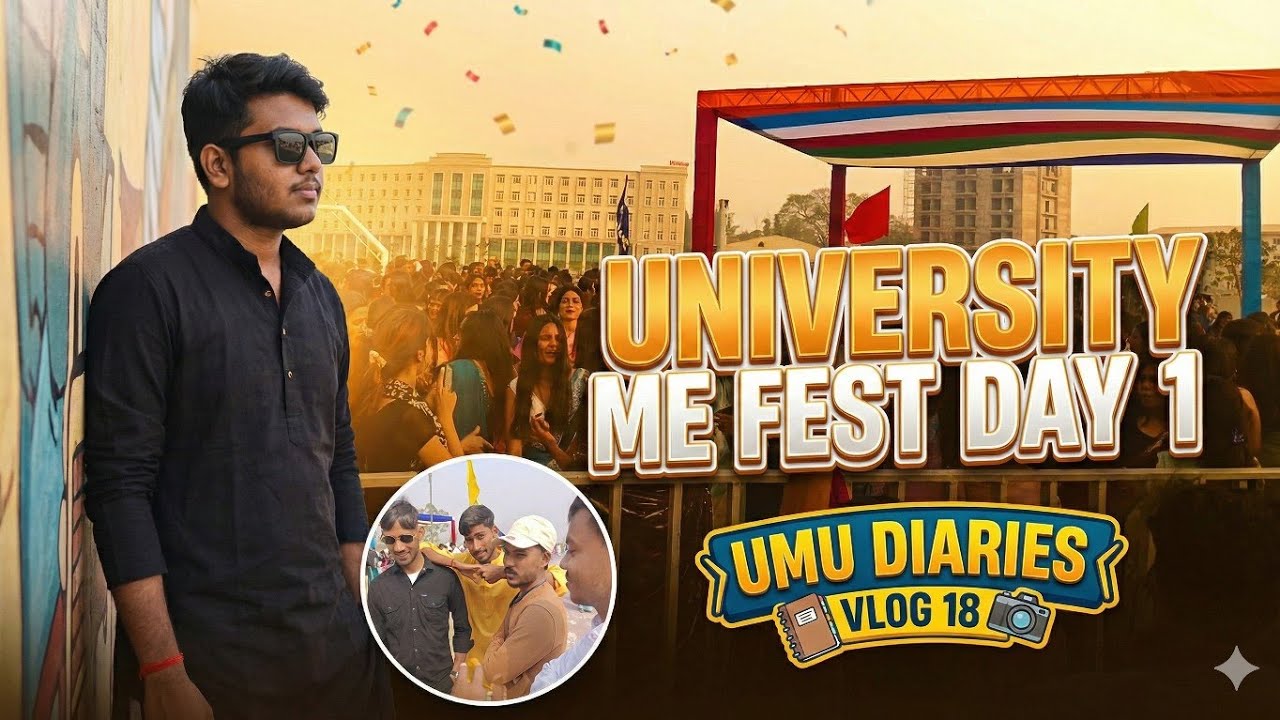 UNIVERSITY ME FEST DAY 1 🎉🔥 | UMU DIARIES VLOG 18 