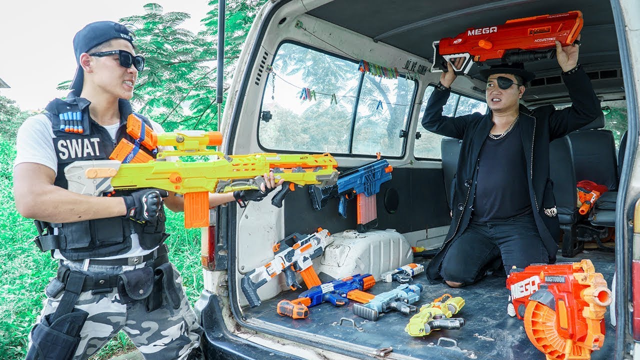Nerf Guns War : Squad S.W.A.T Of SEAL TEAM Special Attack Assasin One Eye Leader Of Criminal Group