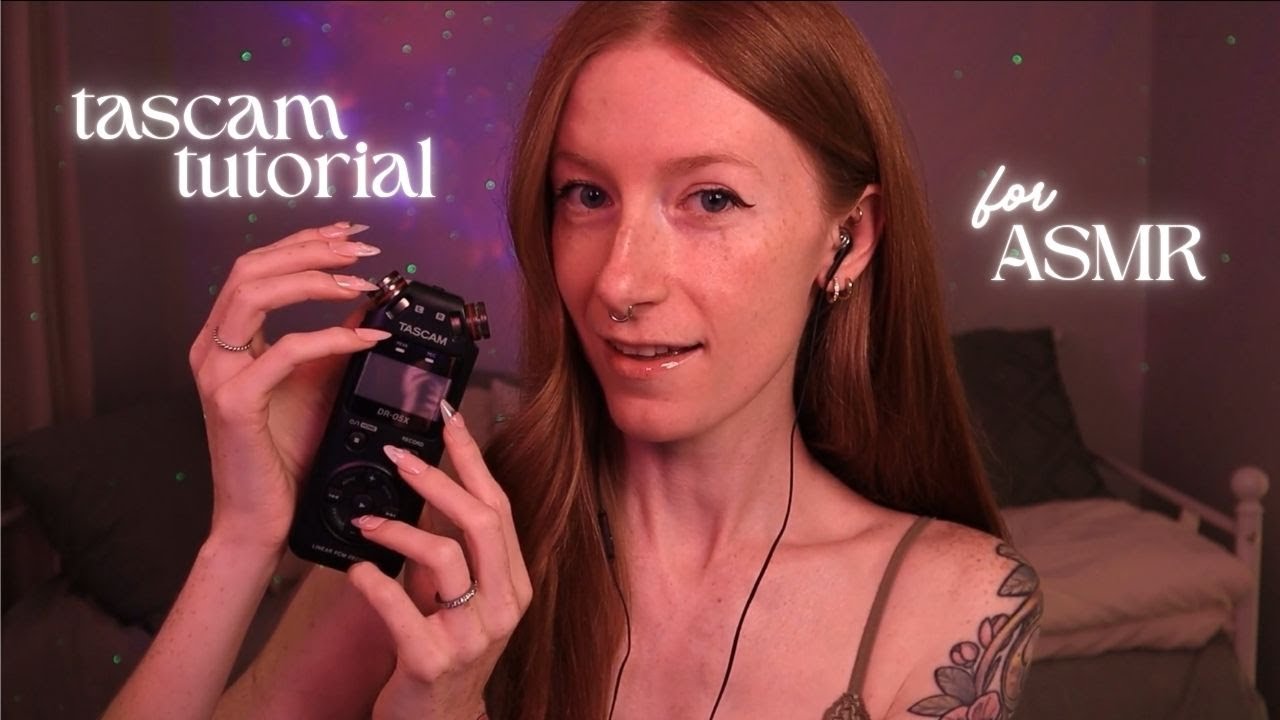 How to use the Tascam for ASMR ✨ (Soft-spoken tutorial)