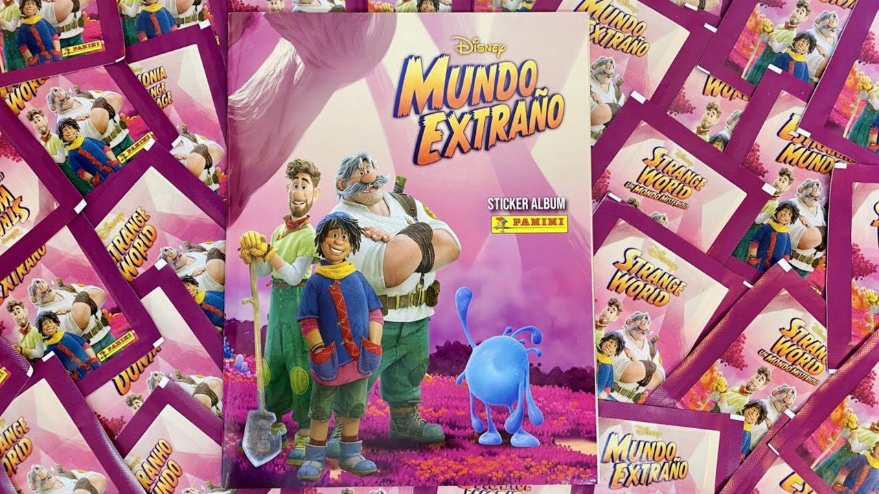 PANINI🪼#3 Альбом для наклеек Strange World (Странный Мир) 2022г.🌋Сразу блок