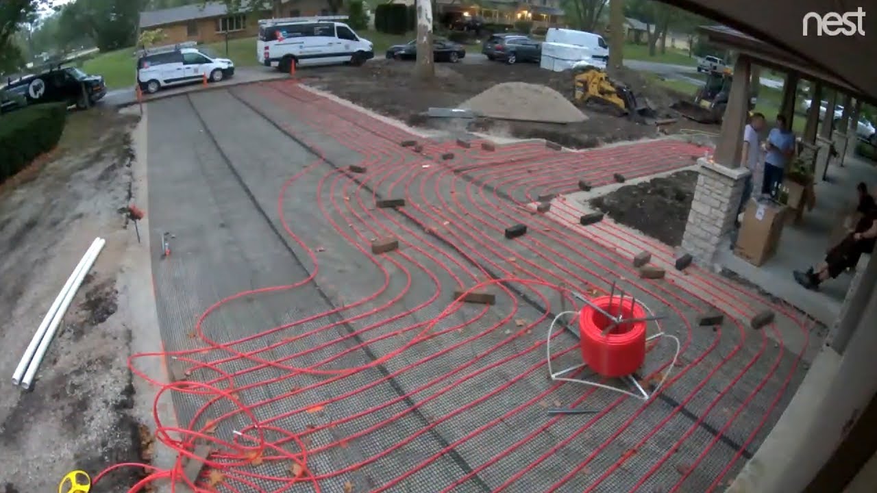 HYDRAULIC SNOW MELT - Techo-Bloc - Brick Paver HEATED Driveway - Vlog #074