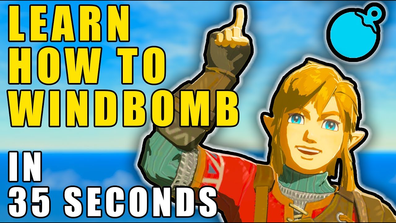 ЛЕГКО: как использовать WindBomb за 35 секунд | Хитрости Zelda BOTW