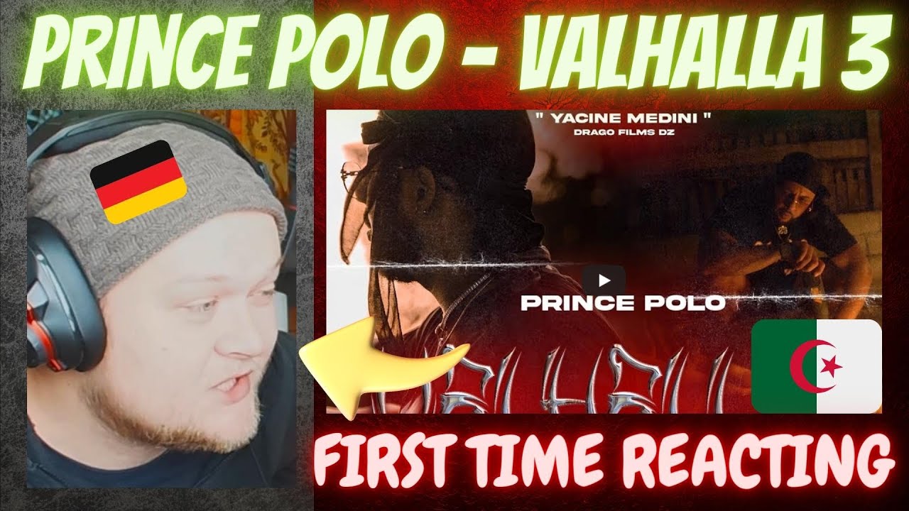 VIDEO EDITING ON ANOTHER LEVEL | 🇩🇿 Prince Polo - Valhalla 3 | GERMAN Rapper reacts