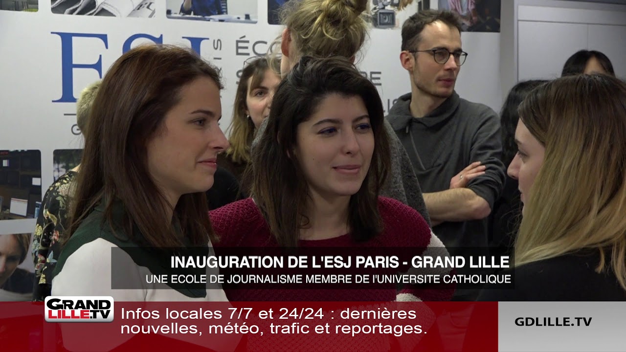 Inauguration de l'ESJ Paris - Grand Lille, &eacute;cole de journalisme en alternance