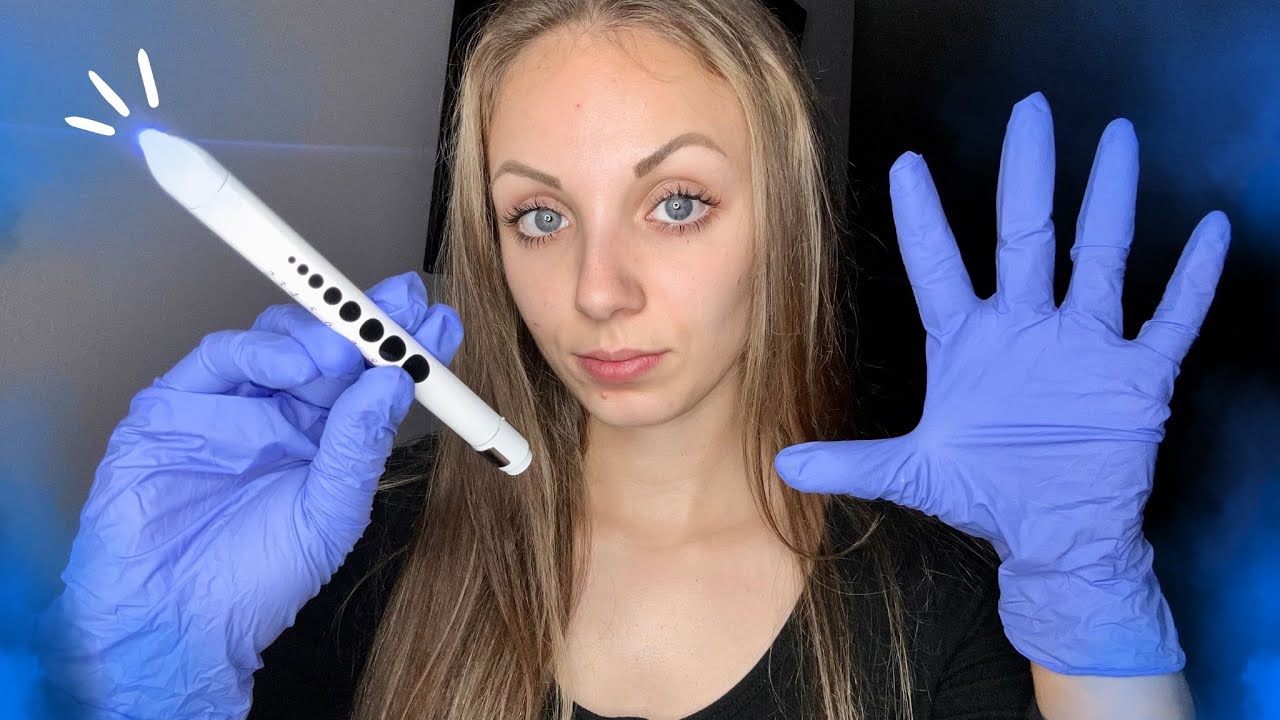 ASMR Cranial Nerve Exam! 🧠 (Glove Sounds)