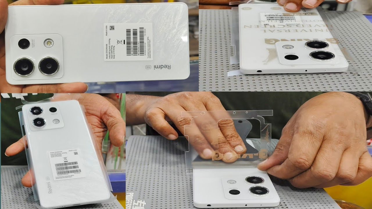 Redmi Note 13 Pro 5g Back Glass Protector | Redmi Note 13 Pro Back Lamination Full Body Cover Skin