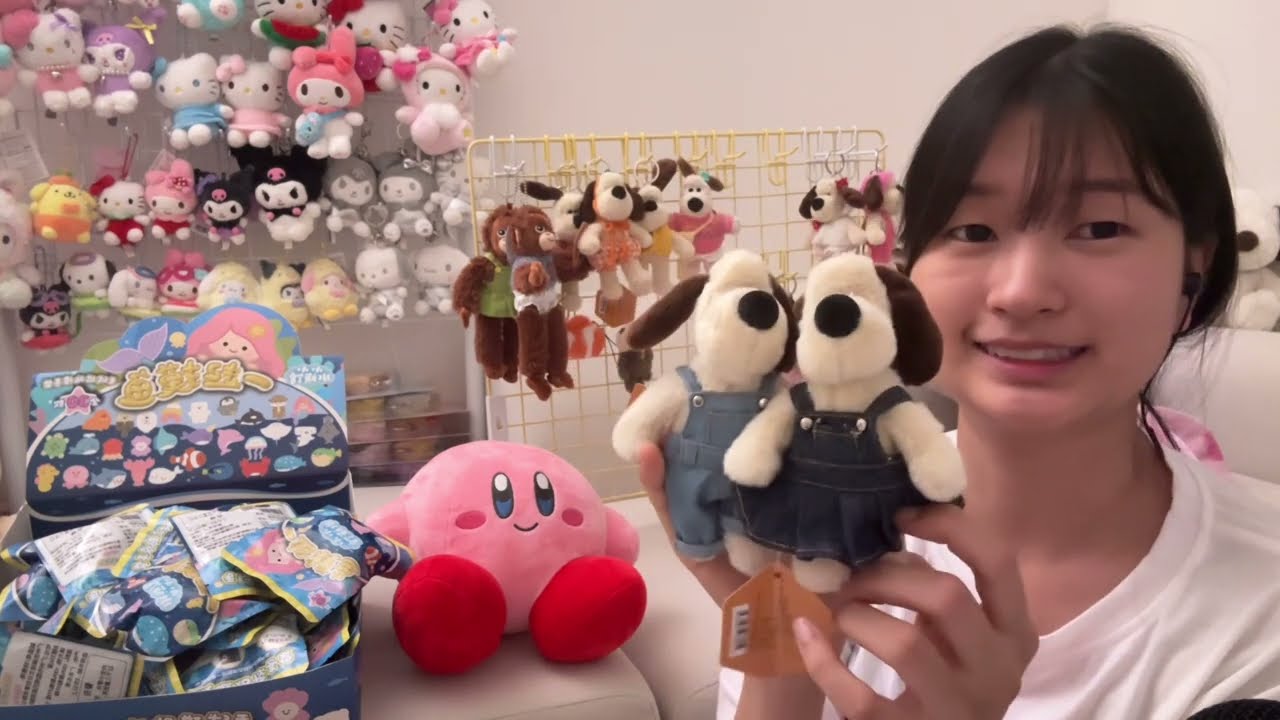 귀염뽀짝한 인형가게 롤플레잉 ASMR | 해양마그넷 뽑기 | 비닐소리