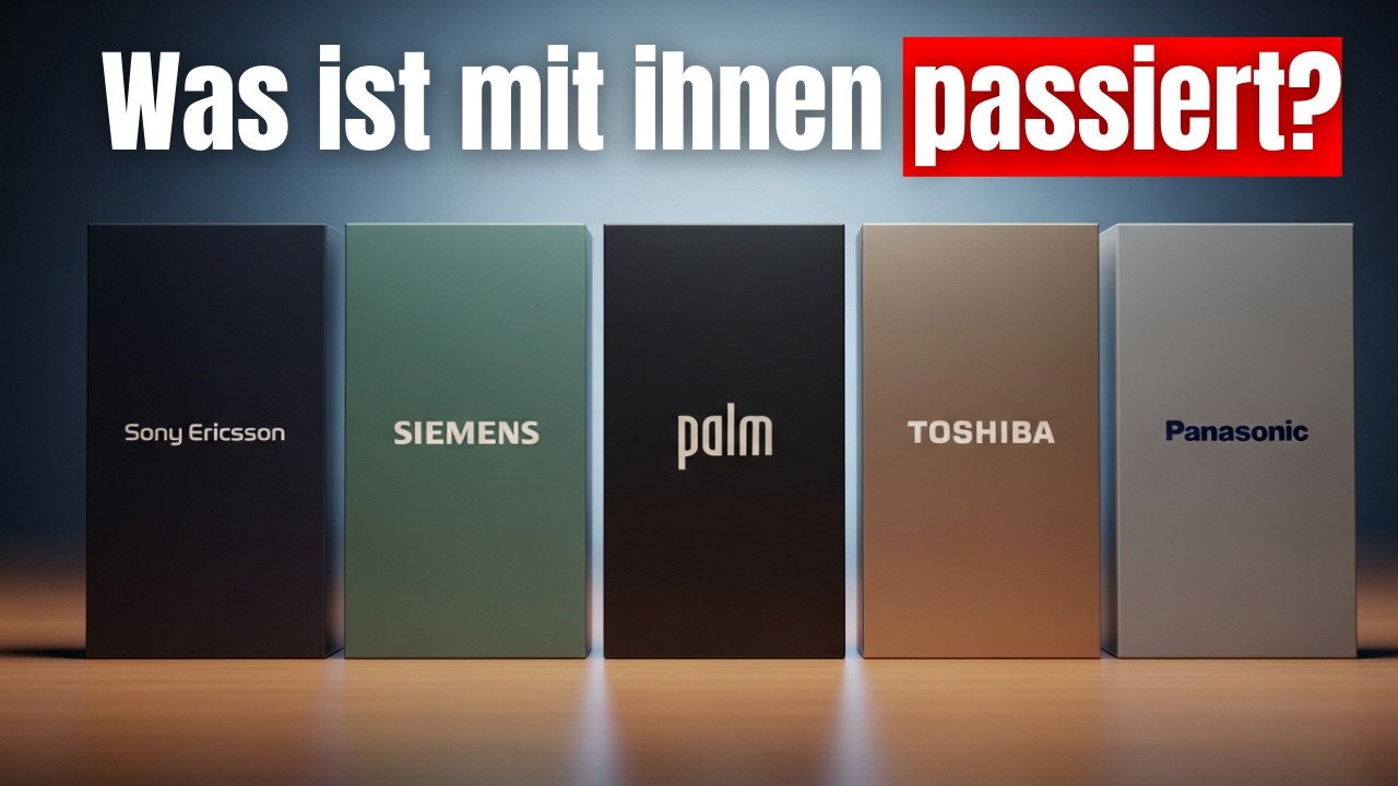 Warum diese Handy-Giganten verschwunden sind: Sony Ericsson, Siemens, Palm & Co.
