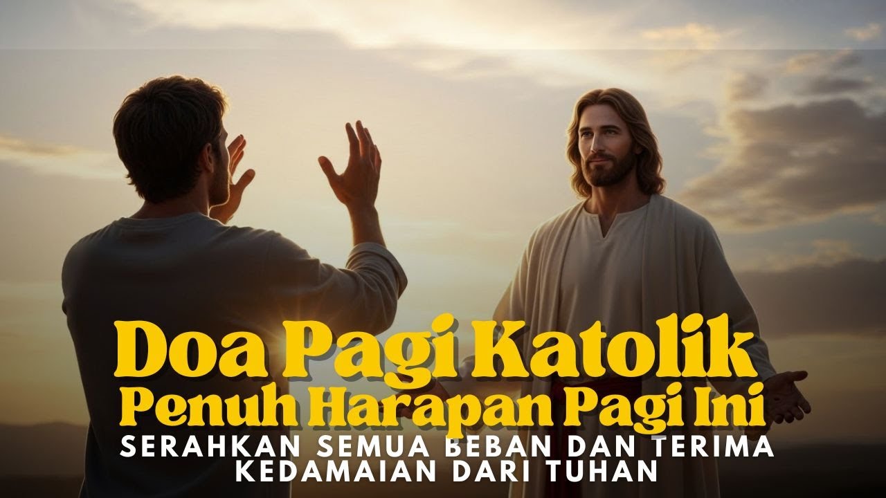 Doa Katolik Penuh Harapan Pagi Ini: Serahkan Semua Beban dan Terima Kedamaian dari Tuhan