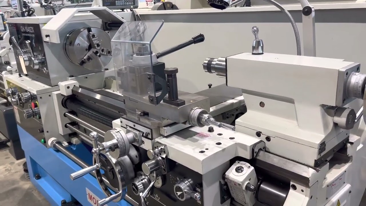 MODERN GH1640ZX manual lathe, c/w: DRO