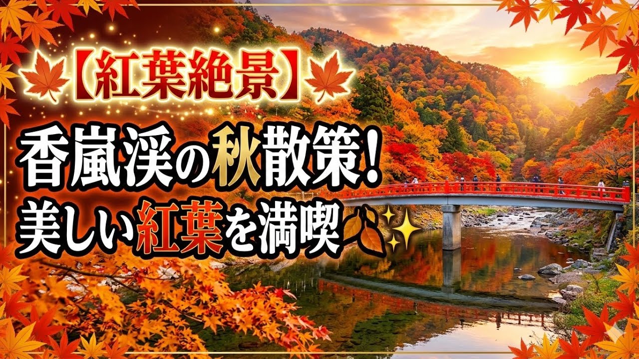 🍁 【紅葉絶景】香嵐渓の秋散策！2024年11月21日の美しい紅葉を満喫｜Korankei Autumn Leaves Scenic Walk in Japan 🍂✨