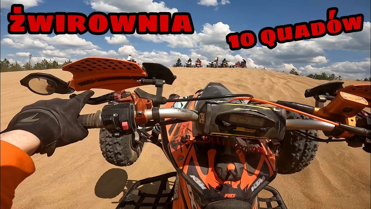 Wypad na żwirownie || 10 Quadów