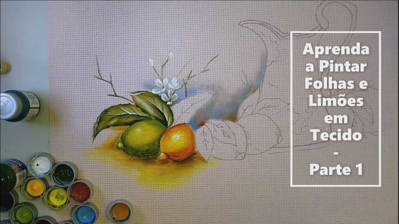 Roberto Ferreira - Aprenda a Pintar Limão em Tecido