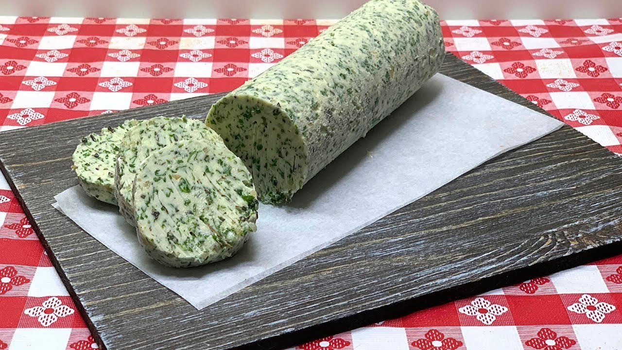 HERB AND GARLIC COMPOUND BUTTER!!  A REALLY RETRO HOLIDAY!!
