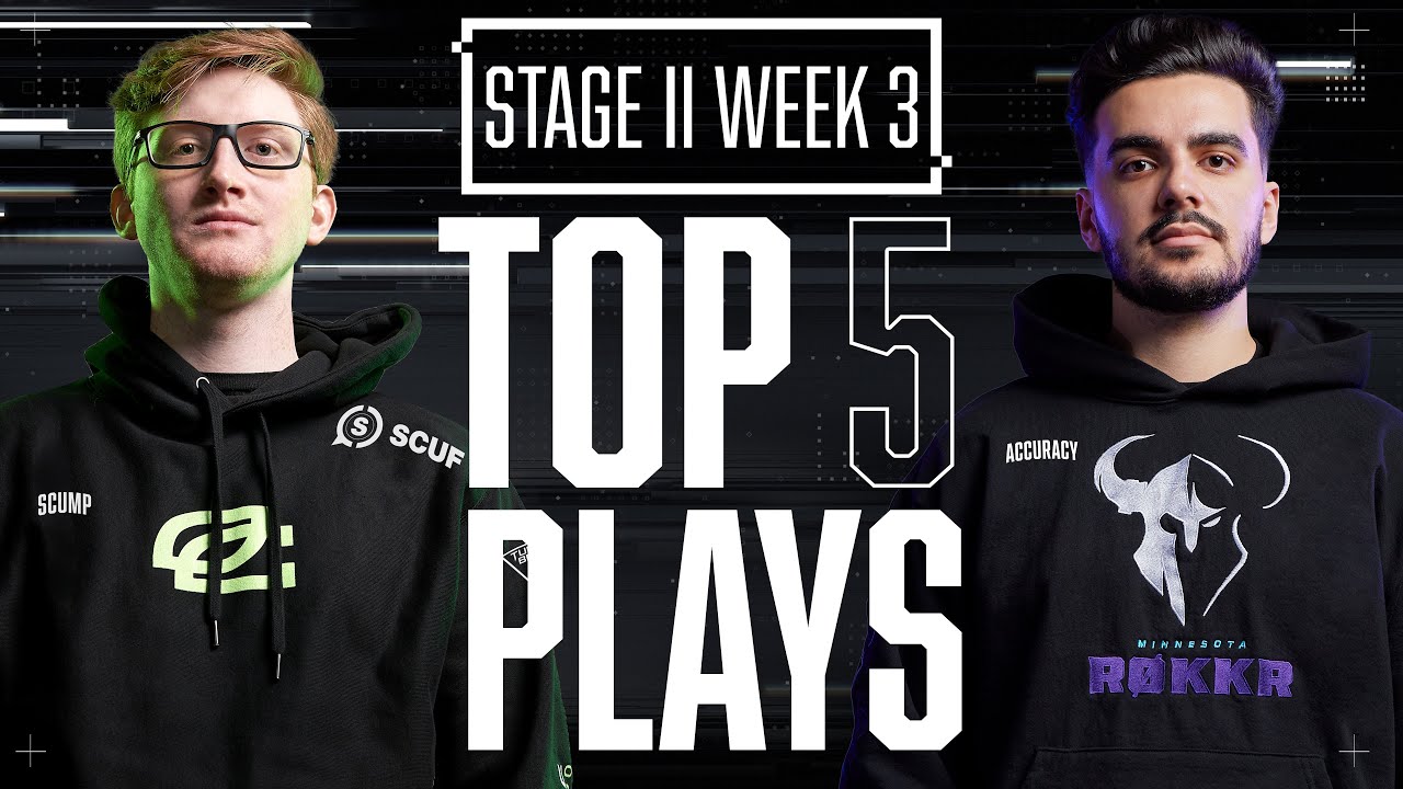 Scump Clutches EPIC 1v1 While One-Shot & Accuracy ICES Again! | Top 5 Plays — Stage II Week 3
