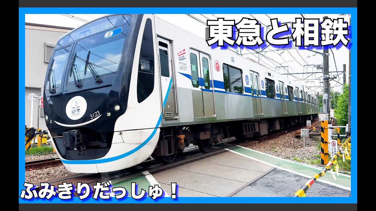 【電車】人気【踏切】東急線と相鉄線たっぷり50分！新幹線ラッピング　東急東横線　相鉄線　東京メトロ南北線　目黒線　三田線　大井町線　train video railway crossing ふみきり