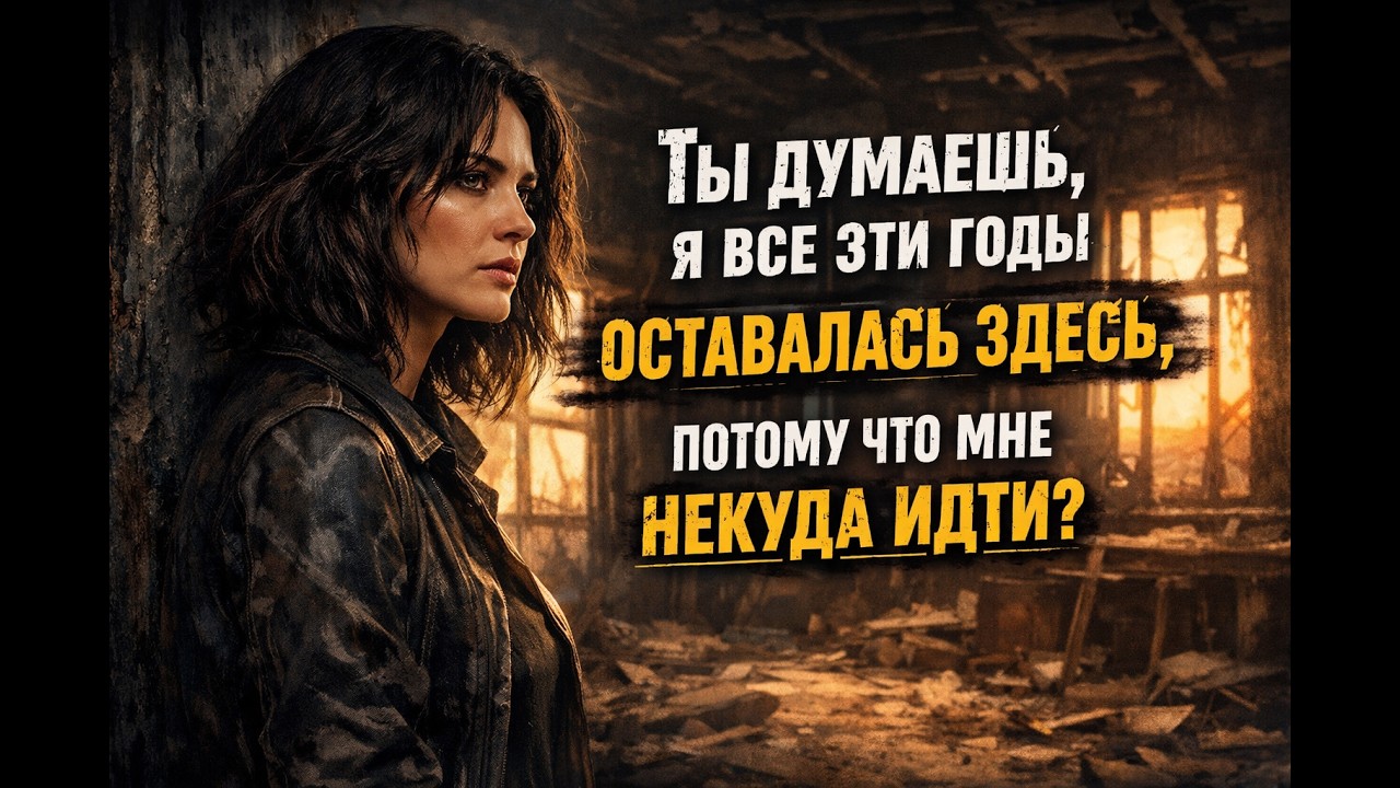 Ты думаешь, я все эти годы оставалась здесь, потому что мне некуда идти?