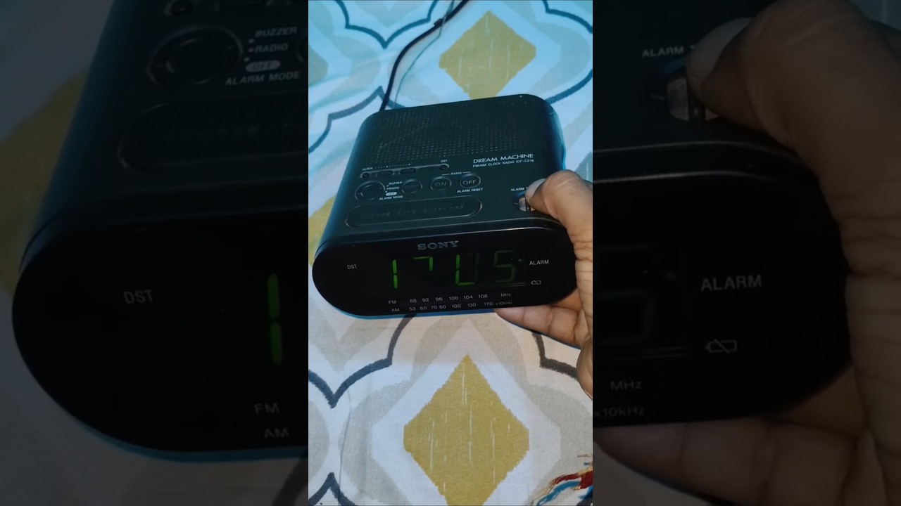 Sony ICF-C218 FM/AM Clock Radio Available 