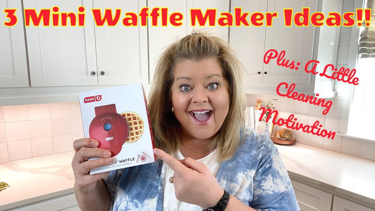 3 Things to Cook in Your Mini Waffle Maker! - Low-Carb Options! - PLUS Some Cleaning Motivation