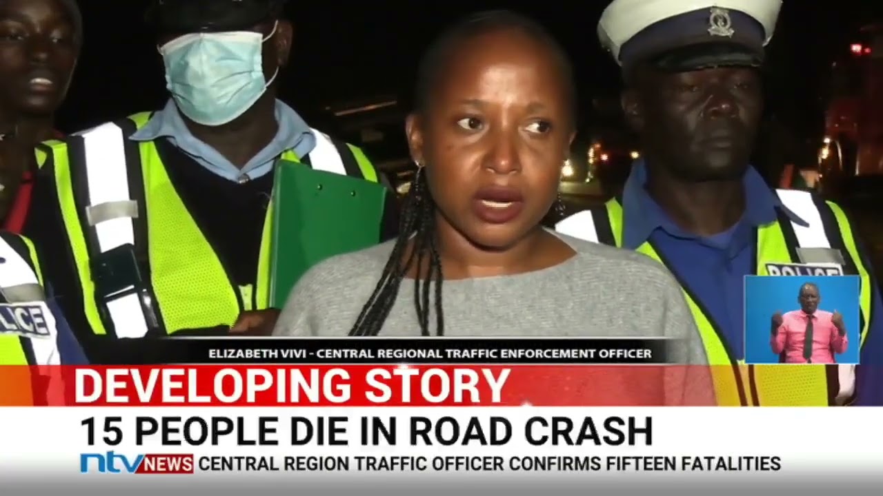 BREAKING: 15 people killed in Nyeri-Nyahururu road accident