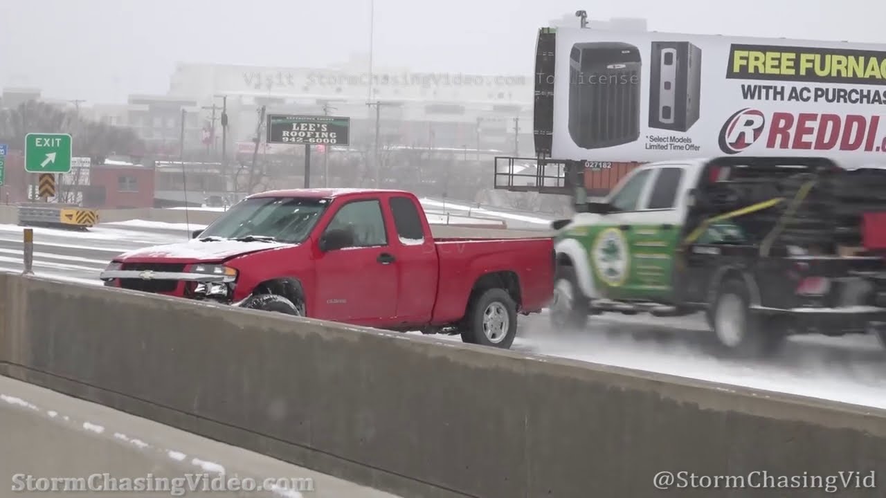 Record Cold and Snowy Travel Nightmare, Wichita, KS - 2/14/2021