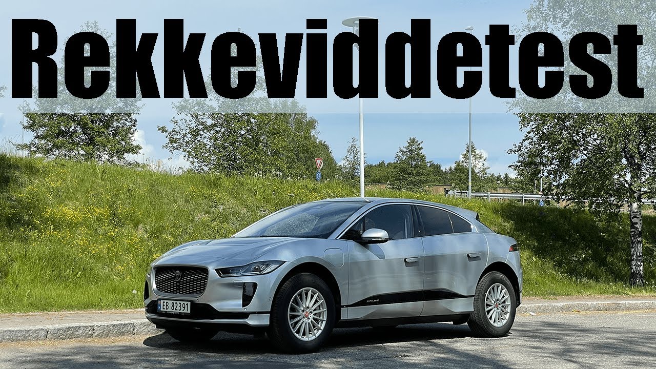 Jaguar i-Pace rekkevidde og forbrukstest i 60km/t, 80km/t og 110km/t