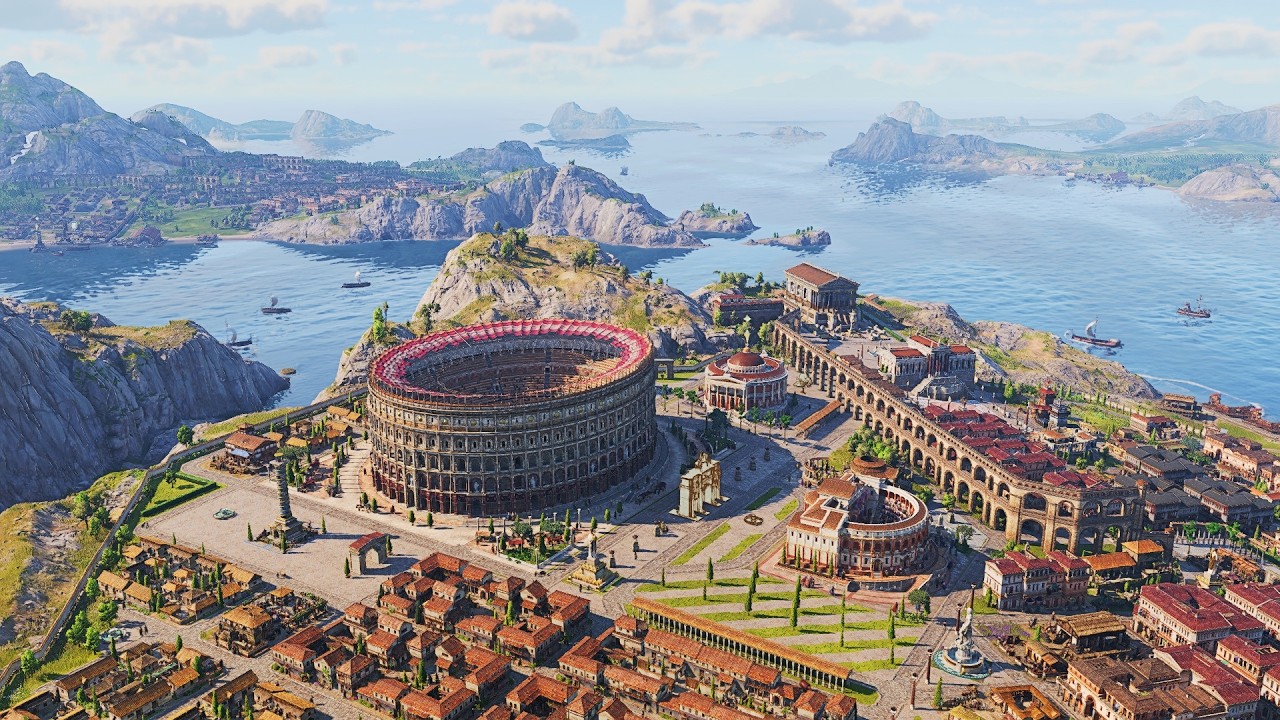 МЫ СДЕЛАЛИ ЭТО! КОЛИЗЕЙ ПРОЙДЕН В ANNO 117 - | Часть 3 - Игровой процесс в режиме песочницы