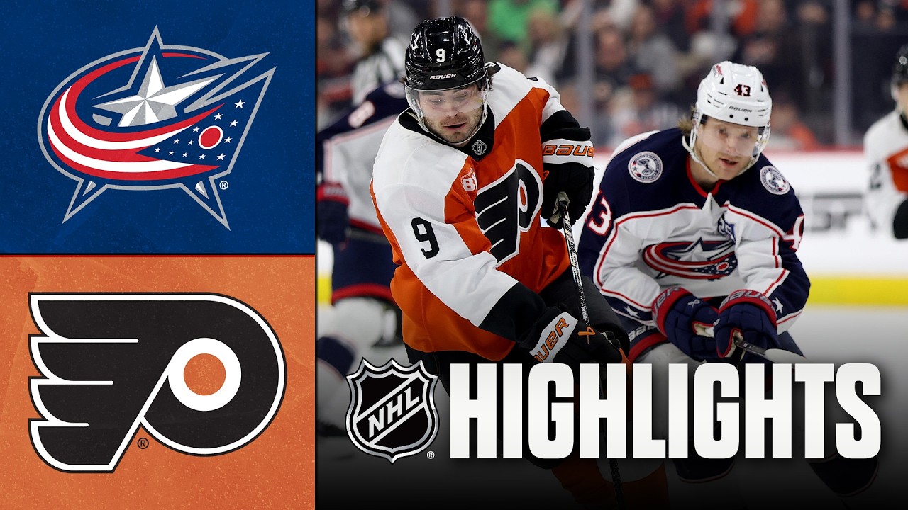 Blue Jackets vs. Flyers | NHL Highlights | March 24, 2026