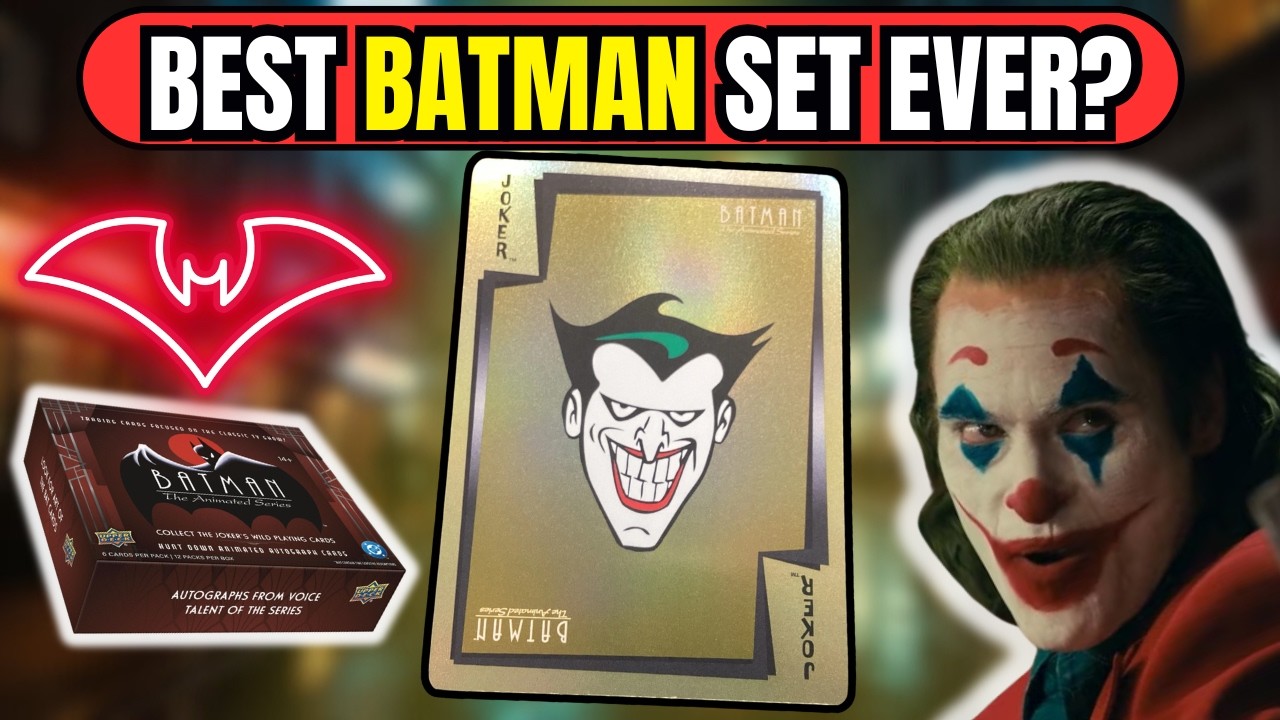 Нам попалась ОЧЕНЬ КРУТАЯ КОРОБКА! Обзор коллекционной коробки Upper Deck Batman the Animated Ser...